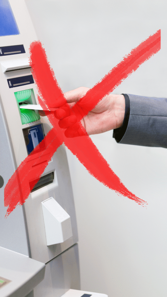 Geen betaalautomaat Preppersonline